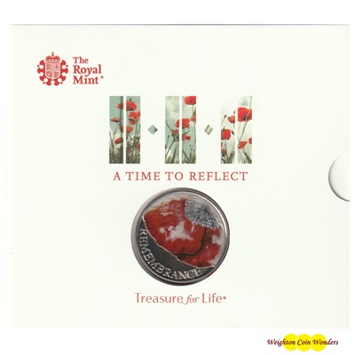 2018 BU £5 Coin Pack - A Time to Reflect - Click Image to Close